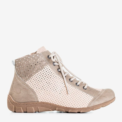 Iria pink and green women's sports shoes - Footwear
