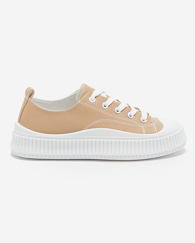 Khaki women's sports shoes Kerisso sneakers - Footwear