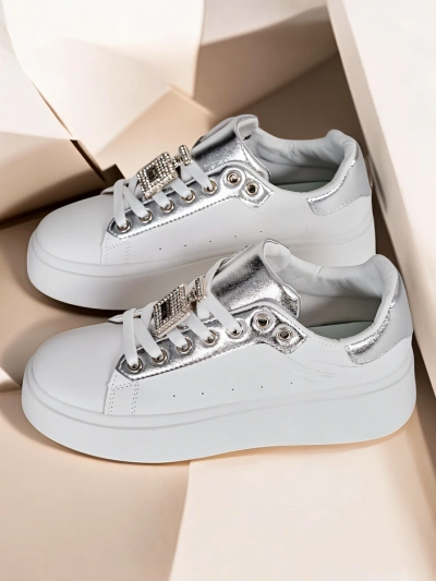 Royalfashion Women's platform sports sneakers Oviger