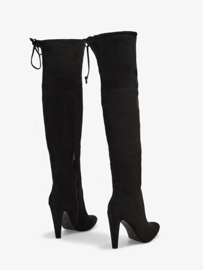 Women's Over-the-Knee Eco Suede Stiletto Boots Eldirros