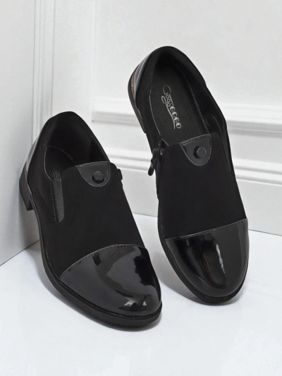 Aurelia Nero - elegant Royalfashion women's shoes made of matte leather