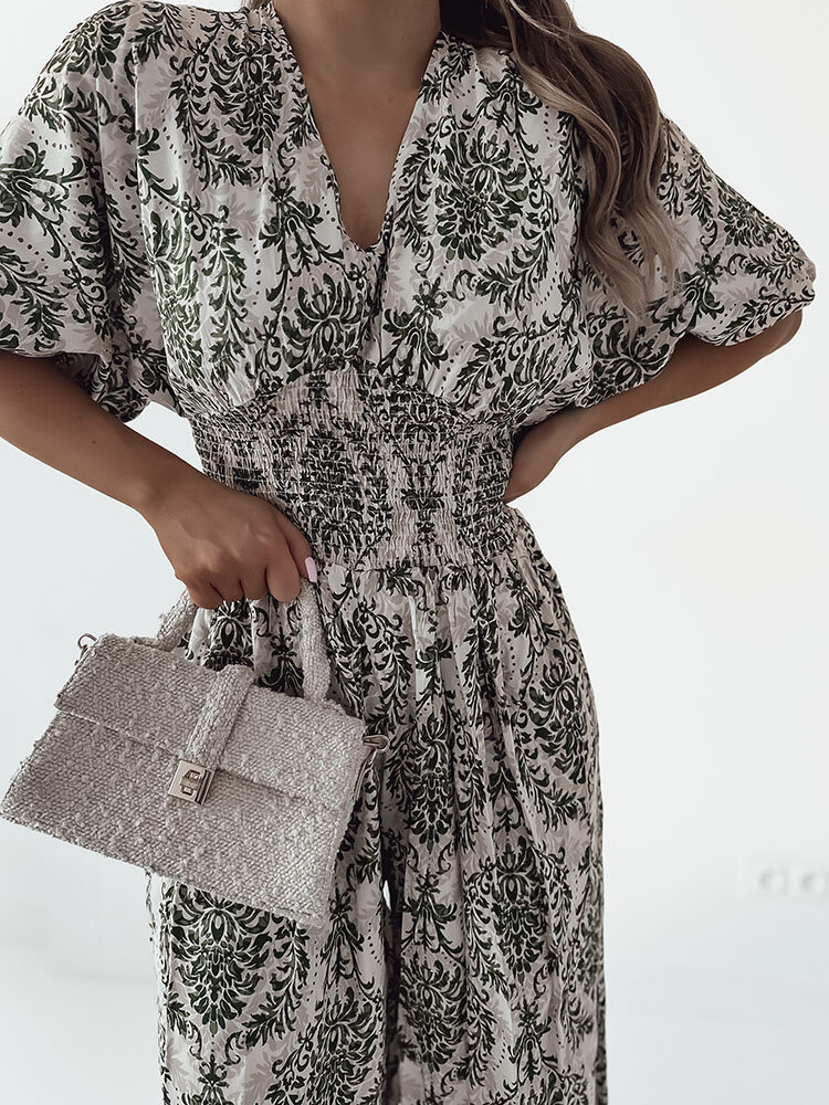 Royalfashion Patterned women's jumpsuit