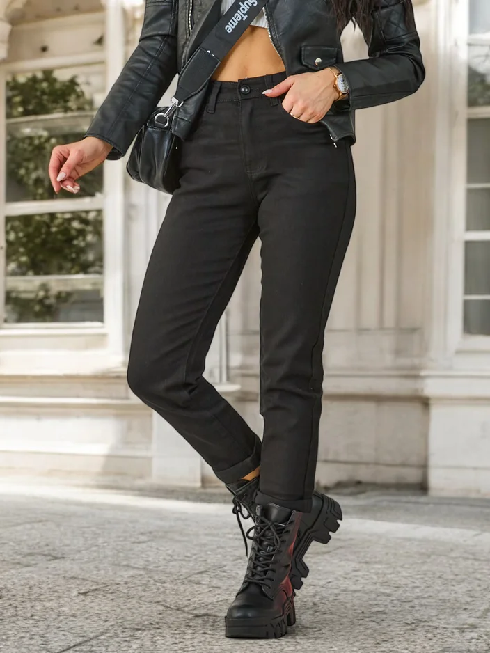 Royalfashion Women's mom jeans