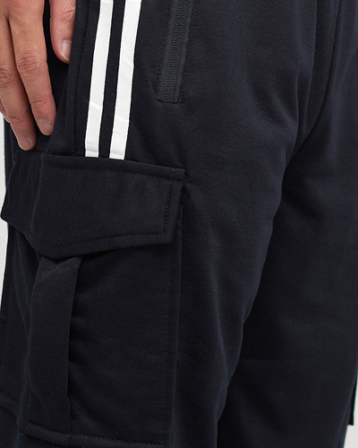 Men's navy blue sweatpants - Clothing