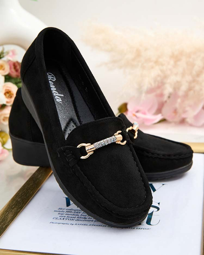 Royalfashion Sieviešu zamšādas mokasīni Ewo