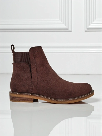 Women's Chelsea-style ankle boots made of eco-suede Veysi