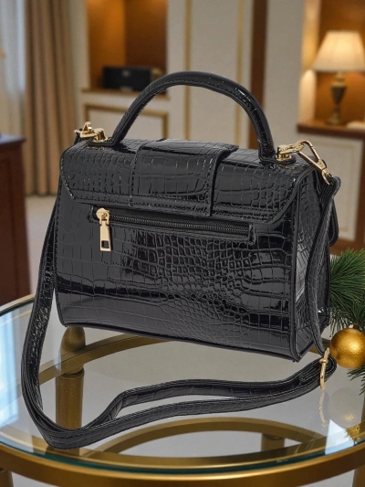 Patent Faux Leather Small Women's Handbag Orlina