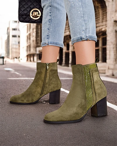 Женские ботильоны Royalfashion на высоком каблуке Venotto