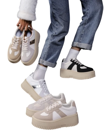 Royalfashion Women's Platform Sneakers Venusoe