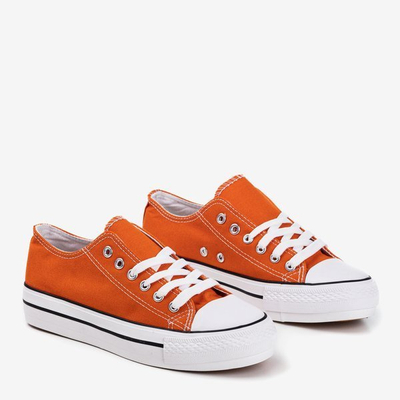 Orange women's Habena sneakers - Footwear