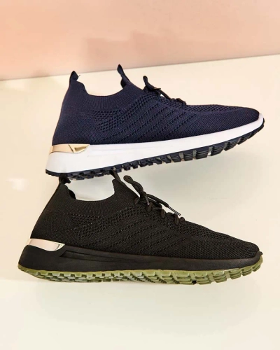 Royalfashion Women's fabric sports shoes Amgent