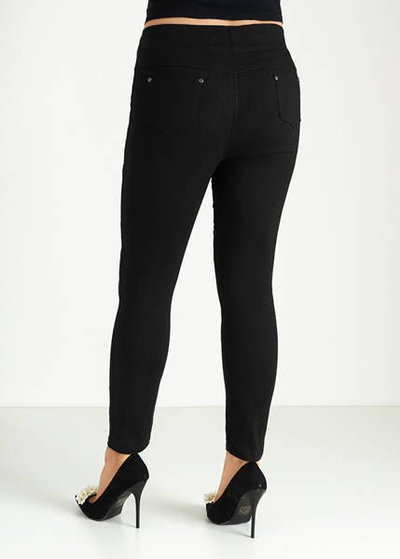 Women's black PLUS SIZE treggings - Clothing