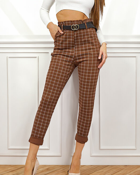 Royalfashion Women's checkered pants