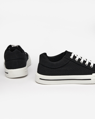 Black women's sneakers, type Sols - Footwear