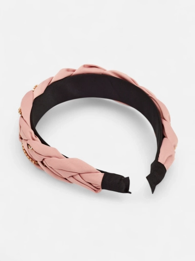 Royalfashion Braided Hairband with Cubic Zirconia
