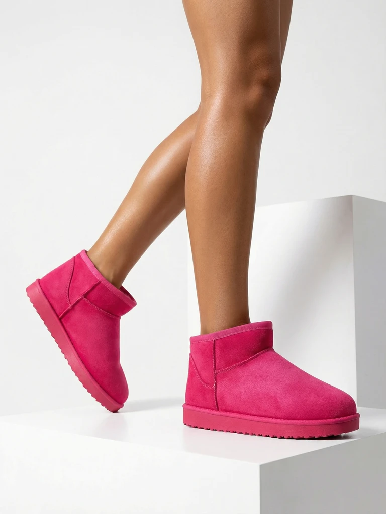 Royalfashion Short women's snow boots a'la Hozis