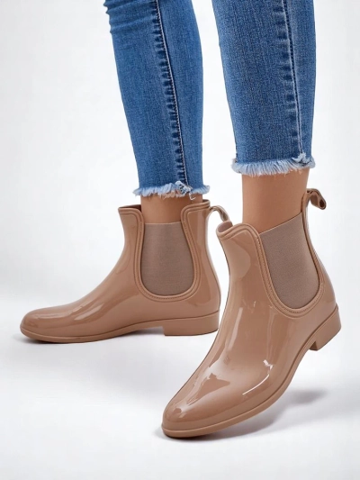 Royalfashion Women's lacquered rubber boots Seris