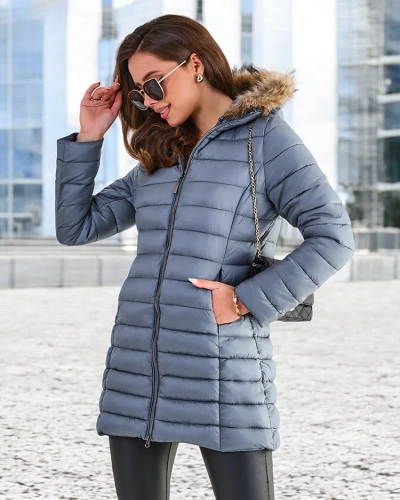 Royalfashion Sieviešu spilvenveida ziemas jakai