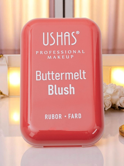 USHAS presētais vaigu sārtums tonī Pink Crush
