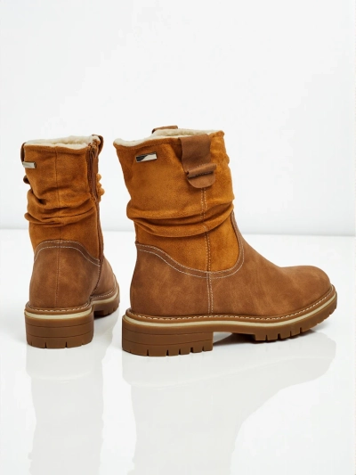 Wyższe botki kobiete eko suede Liora