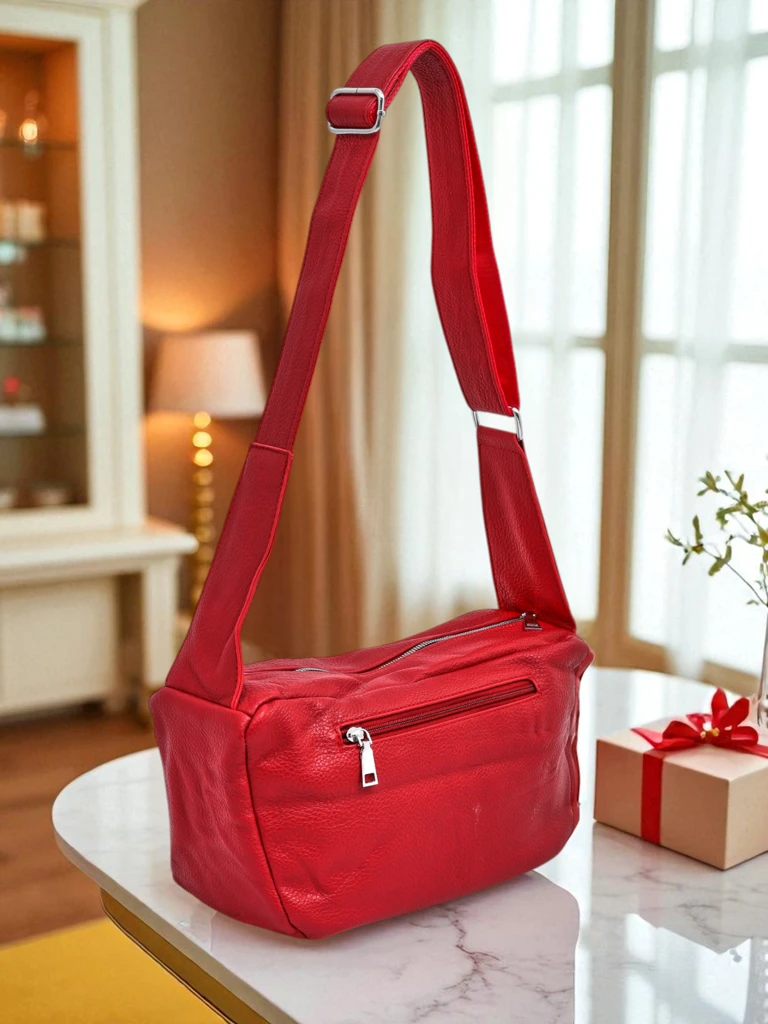 Royalfashion Malgranda sinjora sako el eko-ledo Lyra Vell