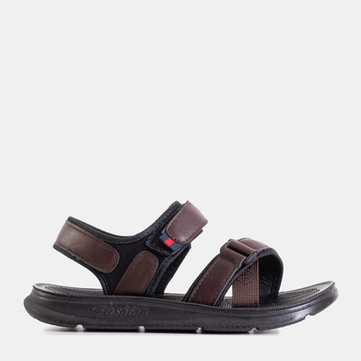Jauniešu zēniem brūnas Oxymius velcro sandales - Apavi