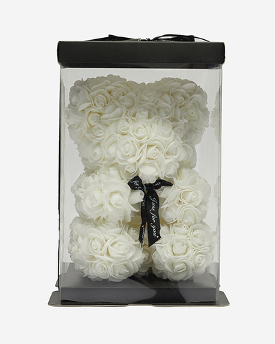 White rose teddy bear - Accessories