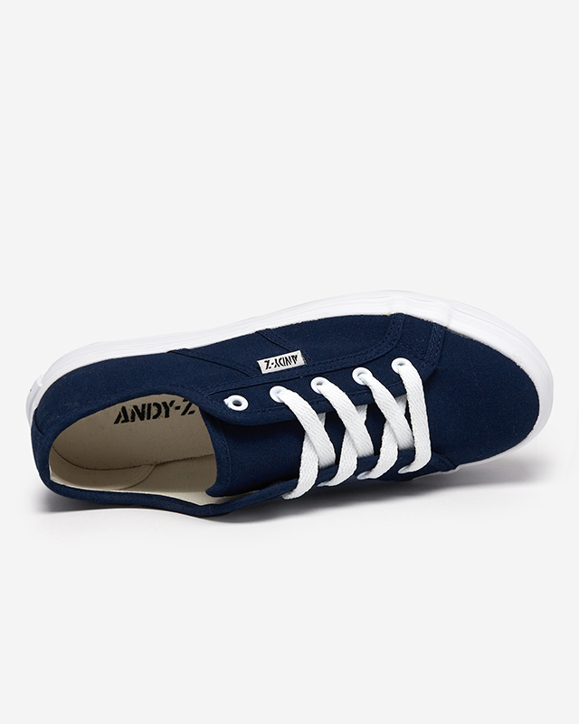 Navy blue women's sneakers Colanti - Footwear