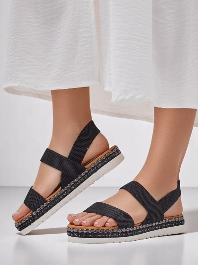 Royalfashion Women's sandals with a decorative sole Zindas