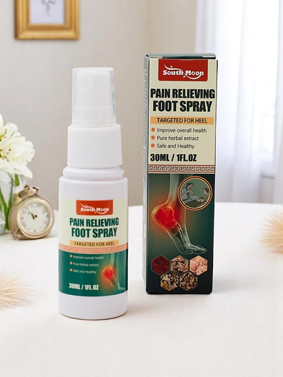 Pain-relieving foot spray