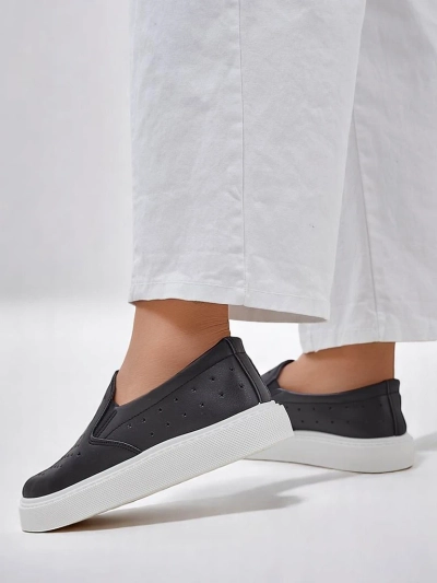 Royalfashion Проколотые женские сл Slip-On обувь Emayla