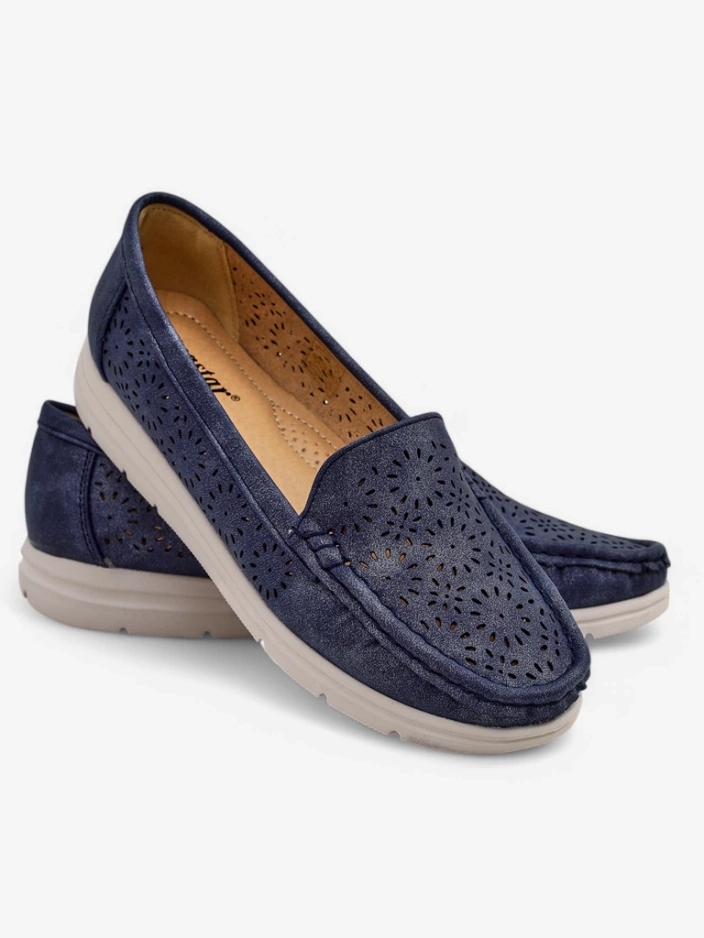 Royalfashion Women's perforated moccasins Besset