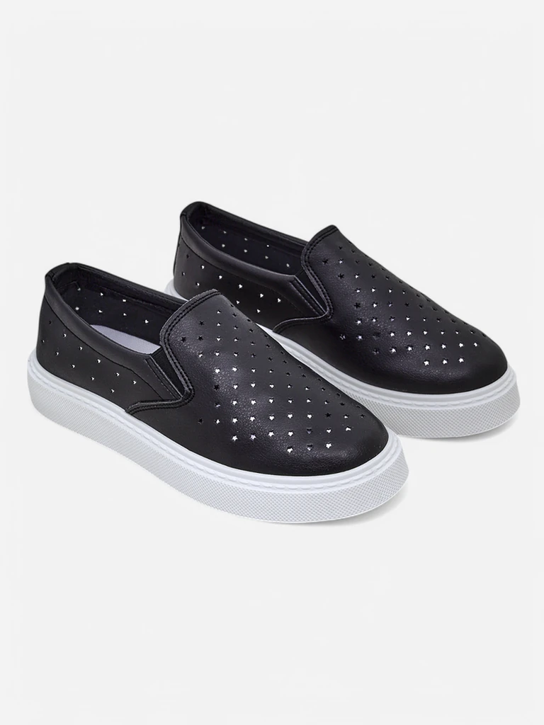 Royalfashion Perforated women's slip-on shoes Emayla