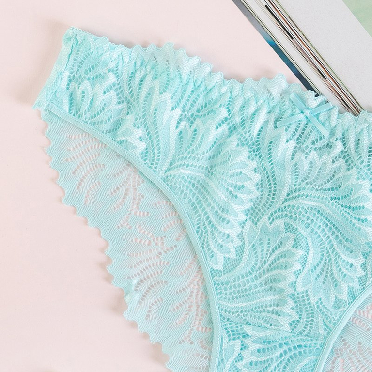 Women's mint lace panties - Underwear