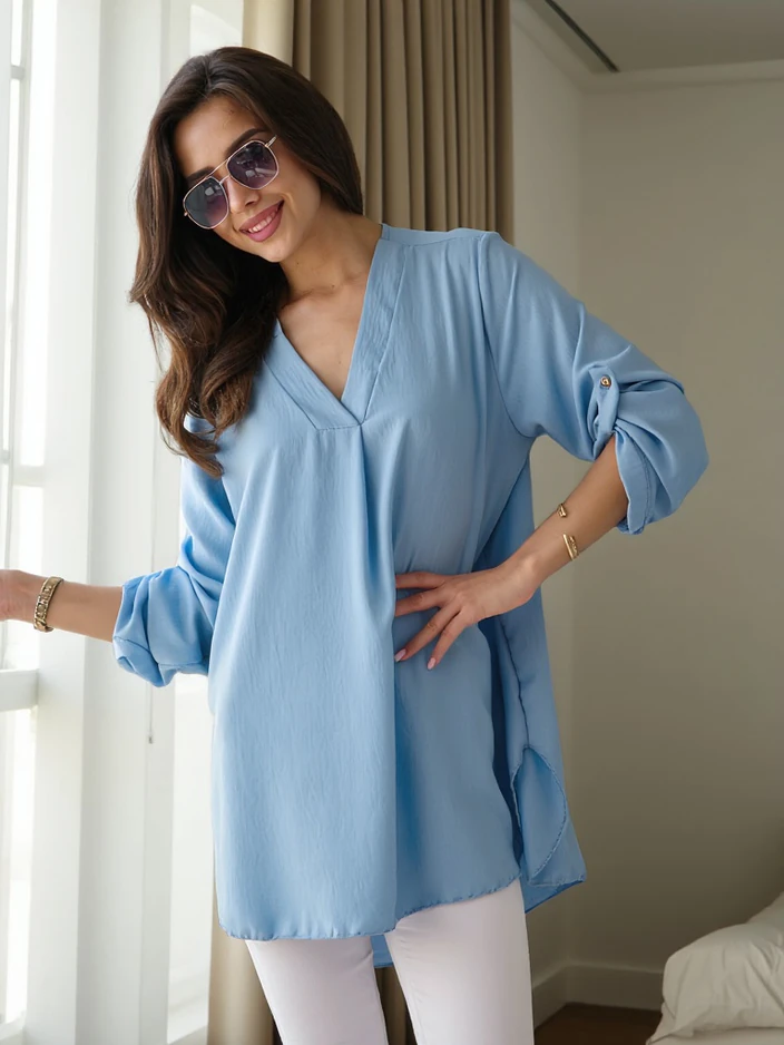 Royalfashion Long women's oversized shirt