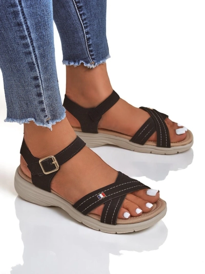 Royalfashion Women's Nirras Flat Heel Sandals