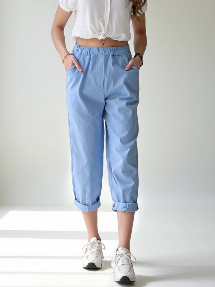 Royalfashion Sieviešu harem bikses, kas izgatavotas no viskozes