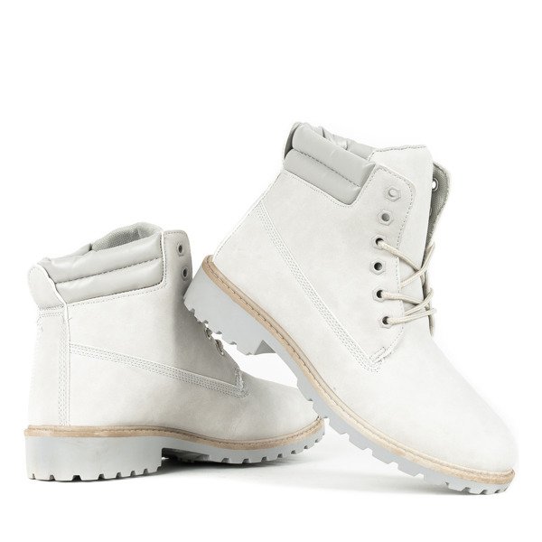 Szare trapery damskie Sytta - Obuwie