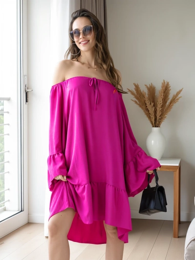 Платье Royalfashion для женщин а-ля Испания с рюшами оверсайз