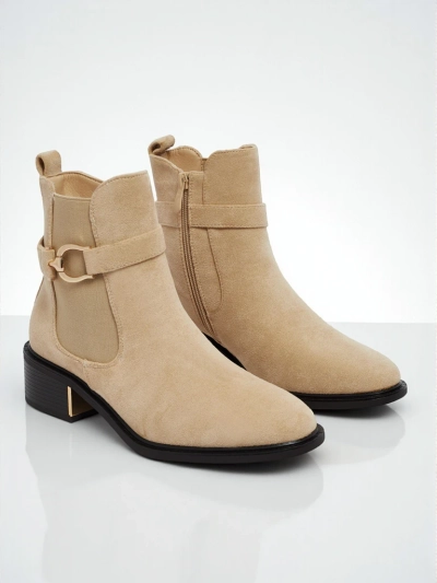 Calivra Women's Eco Suede Ankle Boots