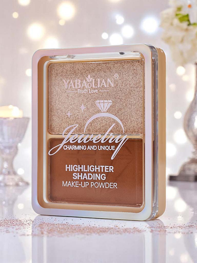 Face Highlighter and Bronzer Compact