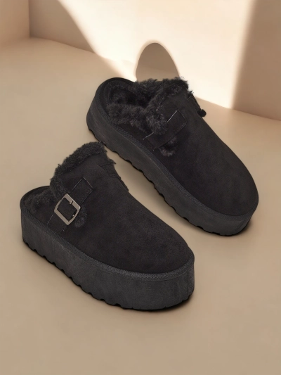 Royalfashion Short ankle boots without heels for women Poctes