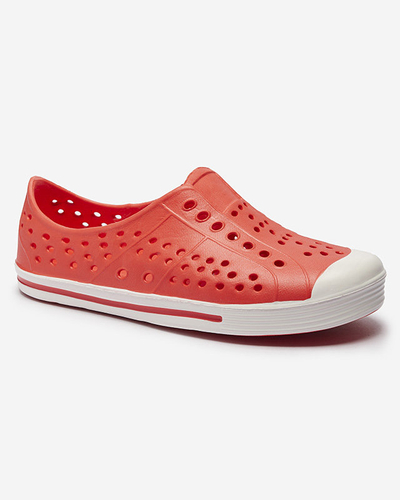 Red openwork children's rubber sneakers Jiteri - Footwear