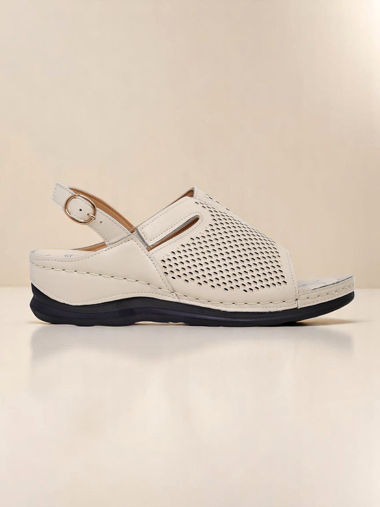 Royalfashion Damskie sandały na niskim koturnie Mira