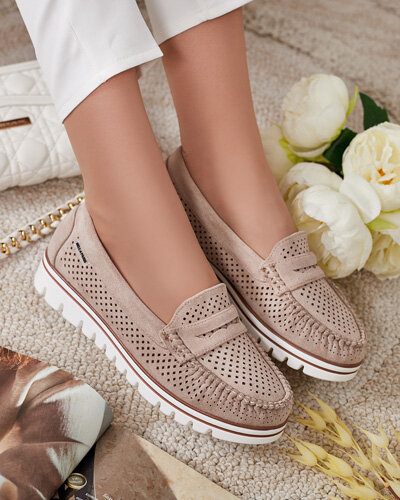 Royalfashion Ажурные женские мокасины Leteller