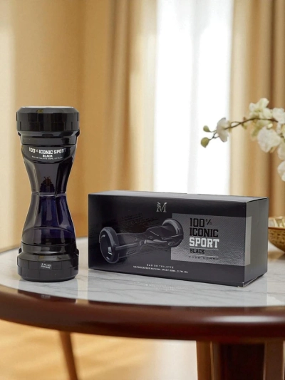 Aqua perfumata inspirata pro viris 100% Iconic Sport Black