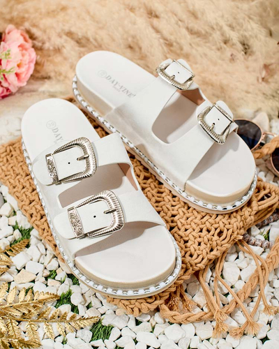 Royalfashion Женские шлепанцы на плоской подошве Rolii