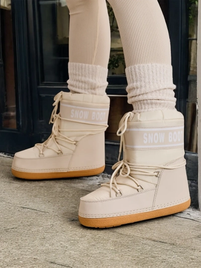 Royalfashion Sieviešu sniega zābaki ar svītrā Soblesia