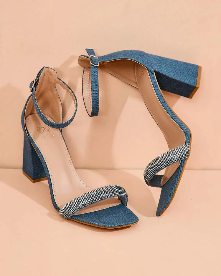 Royalfashion Sieviešu Mines Post Sandales