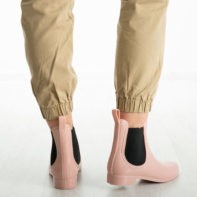 Beige rubber varnished galoshes Furu - Footwear 1